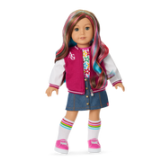 Truly Me™ 18-inch Doll #101 with wavy caramel hair D1