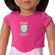 Raquel's™ Piney Point Pickleball Outfit for 18-inch Dolls (Girl of the Year™ 2026) Z7
