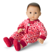 American Girl® x Hanna Andersson Berry Bright Stars Pajamas for Bitty Baby® Dolls L8