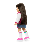 Truly Me™ 18-inch Doll #130 with straight black-brown hair H1