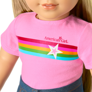 Truly Me™ 18-inch Doll #131 with straight blonde hair N3