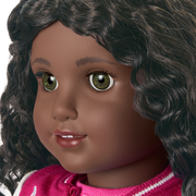 Truly Me™ 18-inch Doll #127 with curly dark-brown hair U1