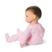 Bitty Baby® Doll #2 with brown hair in Pastel Pink G5