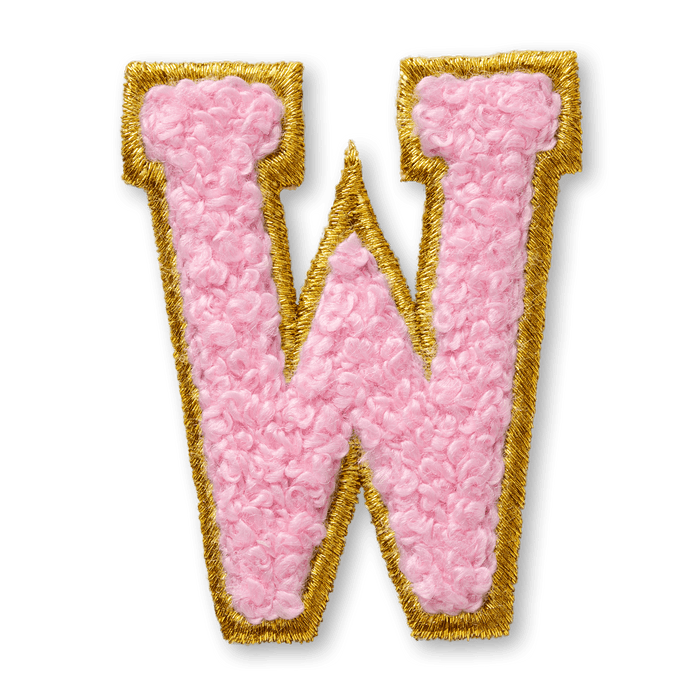 AG™ Letter W Stick-On Patch P0