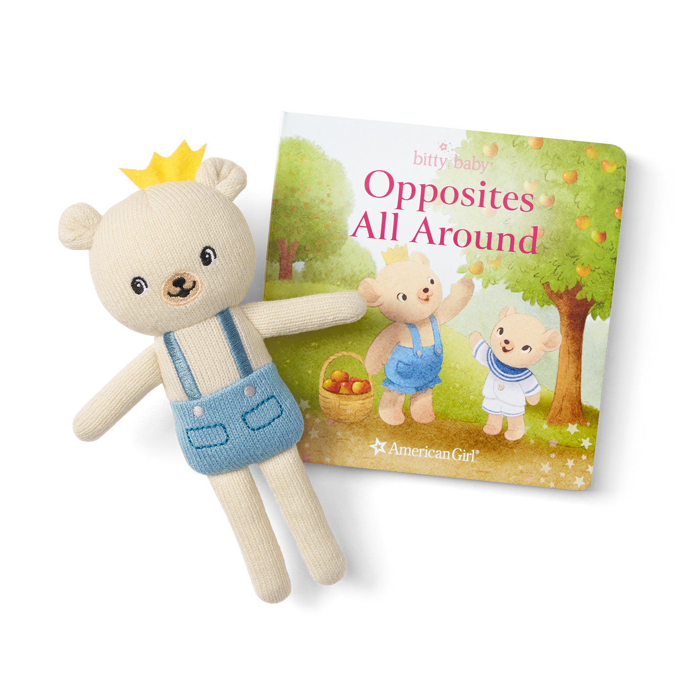 Bitty’s™ Bear Friend & Opposites All Around Board Book A9