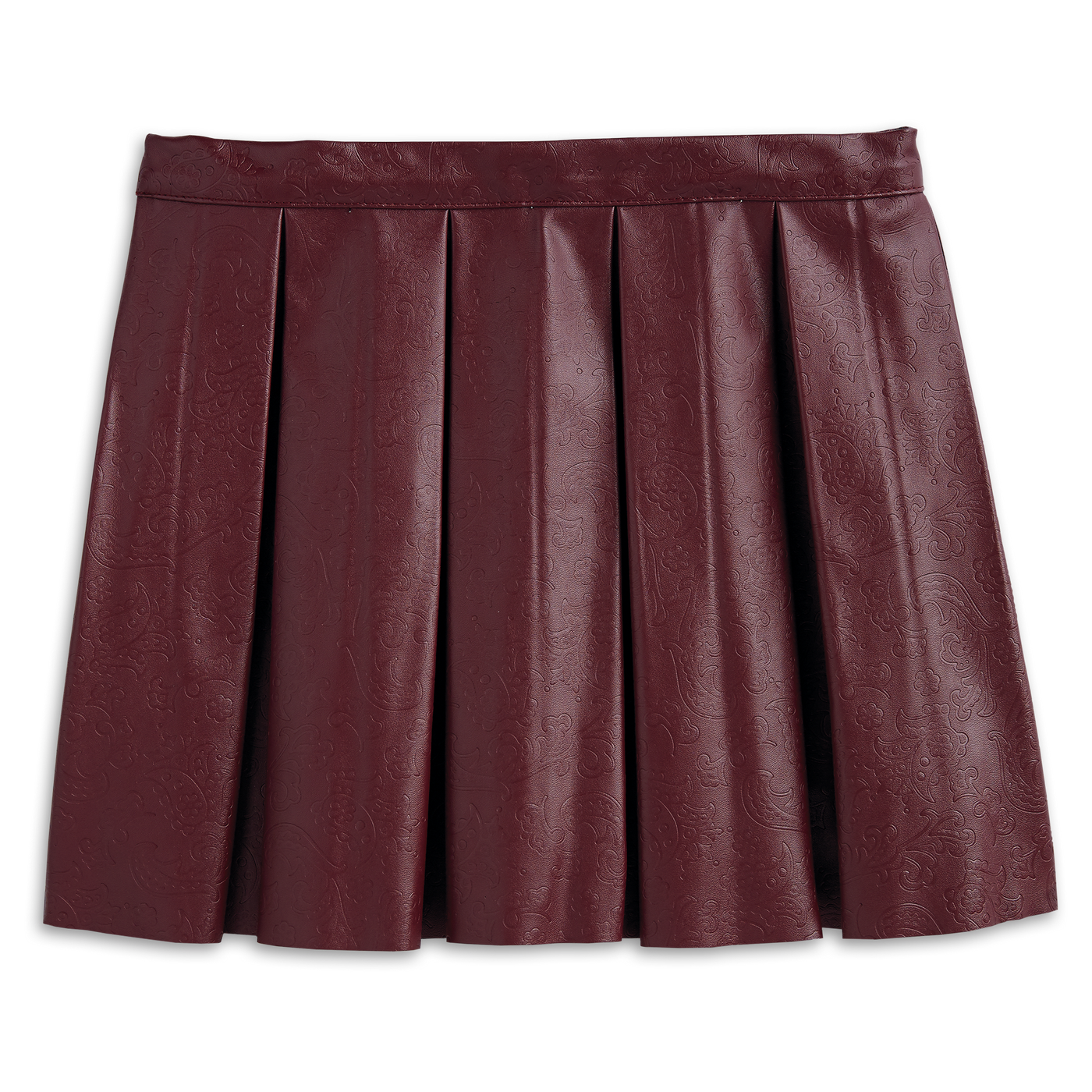 Embossed Paisley Skirt for Girls S1