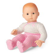 Bitty Baby® Doll #6 with red hair in Pretty Pink X1