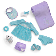 Disney Frozen Elsa Cuddle & Care Set with Bitty Baby® Doll by American Girl® W3