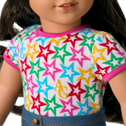 Truly Me™ 18-inch Doll #108 with curly black-brown hair W4