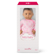 Bitty Baby® Doll #5 with dark-brown hair in Pastel Pink Z4