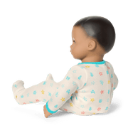 Bitty Baby® Doll #5 with dark-brown hair in Pastel Blue X6