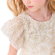 American Girl® x Janie and Jack Sparkly Cream Celebration Dress for Little Girls & Girls M8