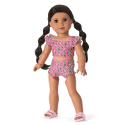 Raquel's™ Beach Outfit for 18-inch Dolls (Girl of the Year™ 2026) Y8
