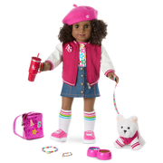 Truly Me™ 18-inch Doll #112 with curly dark-brown hair A1