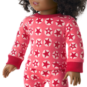 American Girl® x Hanna Andersson Berry Bright Stars Pajamas for 18-inch Dolls K8