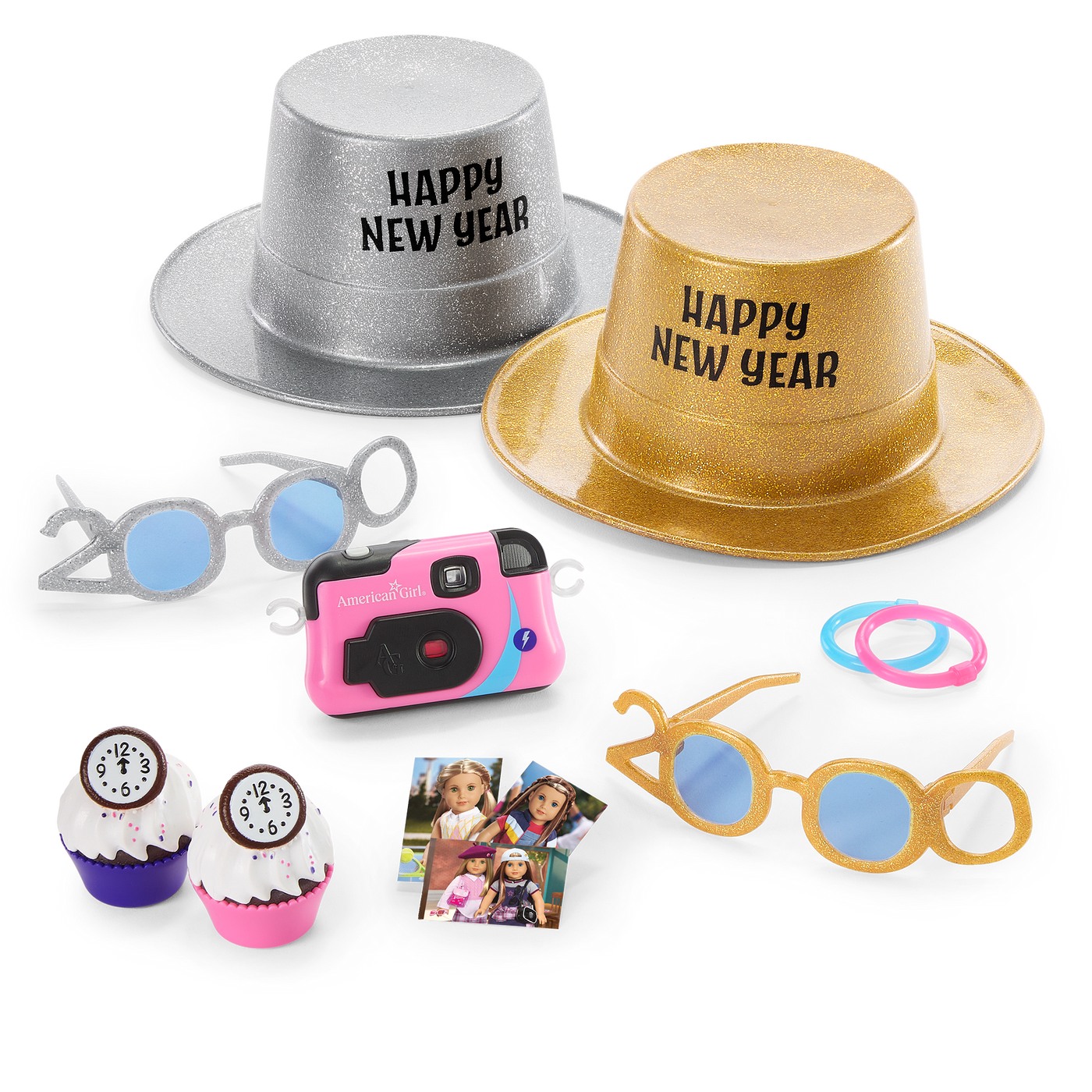 Isabel™ & Nicki's™ New Year’s Party Accessories for 18-inch Dolls (Historical Characters) D9