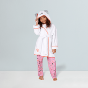 Comfy Puppy Robe Set for Girls & 18-inch Dolls F2