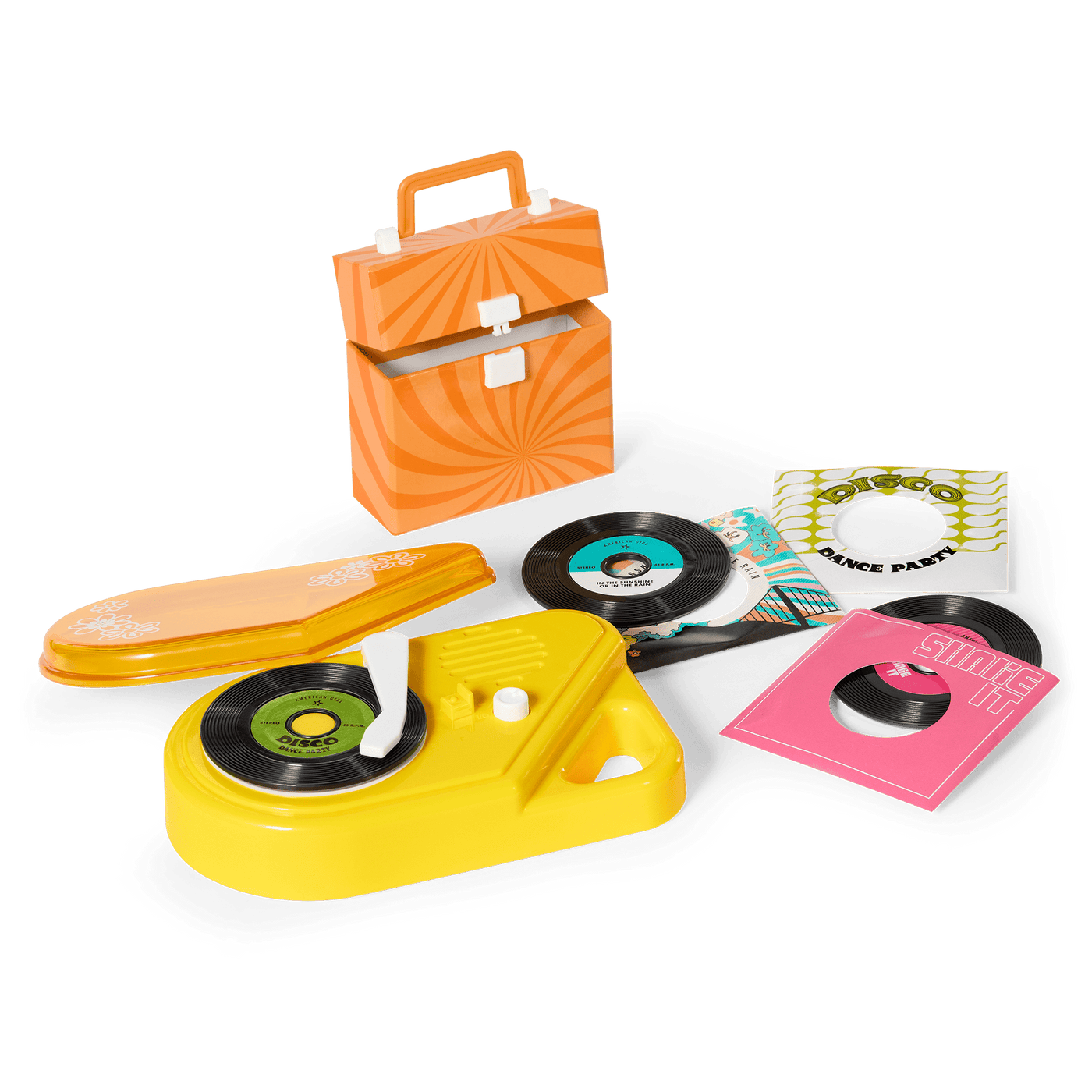 Julie’s™ Record Player & Accessories for 18-inch Dolls (Historical Characters) B1