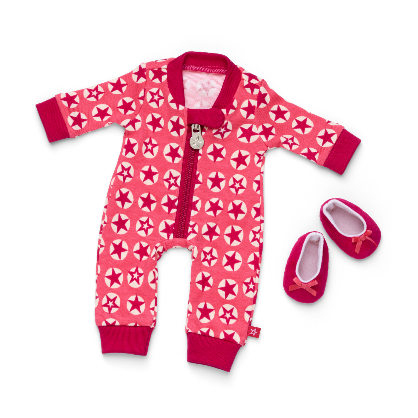 American Girl® x Hanna Andersson Berry Bright Stars Pajamas for Bitty Baby® Dolls L8