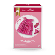 Pink Party-Ready Dress for 18-inch Dolls Q3