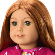 Truly Me™ 18-inch Doll #103 with wavy red hair Q9
