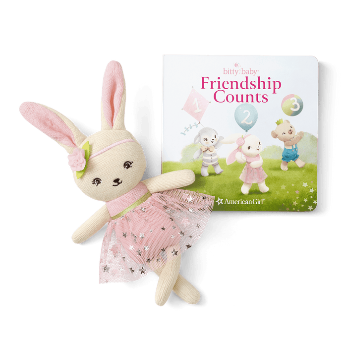 Bitty’s™ Bunny Friend & Friendship Counts Board Book O1