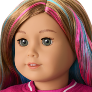 Truly Me™ 18-inch Doll #101 with wavy caramel hair D1