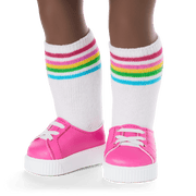 Truly Me™ 18-inch Doll #127 with curly dark-brown hair U1