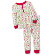 Hearts & Pines Holiday PJs for Little Girls C1