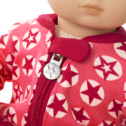 American Girl® x Hanna Andersson Berry Bright Stars Pajamas for Bitty Baby® Dolls L8