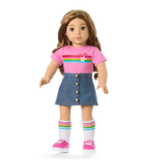 Truly Me™ 18-inch Doll #118 with curly caramel hair Y2