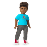 Truly Me™ 18-inch Doll #113 with curly dark-brown hair K7