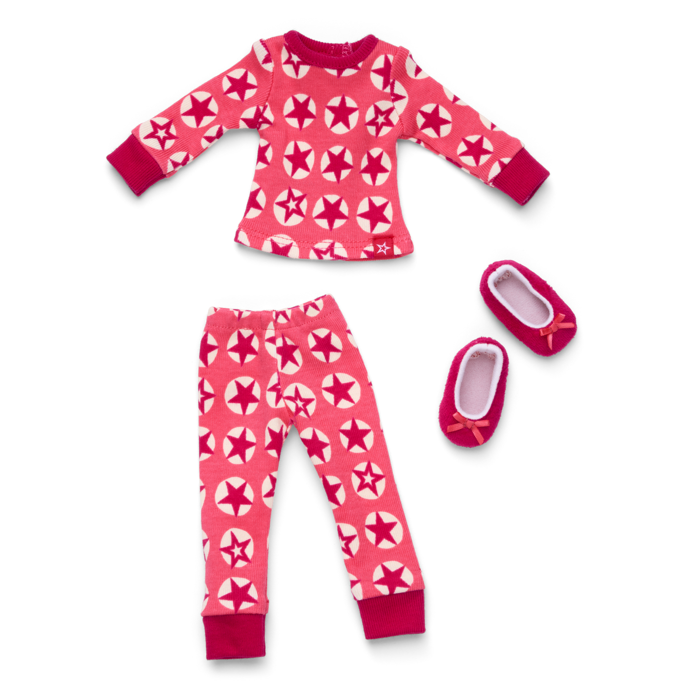 American Girl® x Hanna Andersson Berry Bright Stars Pajamas for 14.5-inch Dolls K3