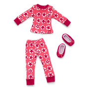 American Girl® x Hanna Andersson Berry Bright Stars Pajamas for 14.5-inch Dolls K3