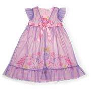 Royal Ruffles Nightie & Robe for Little Girls X7