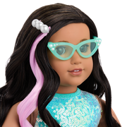 Shimmering Sea Turtle Backpack & Accessory Set for 18-inch Dolls K3