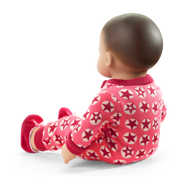 American Girl® x Hanna Andersson Berry Bright Stars Pajamas for Bitty Baby® Dolls L8