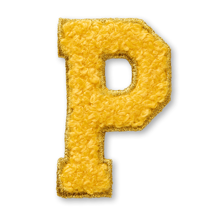 AG™ Letter P Stick-On Patch S9