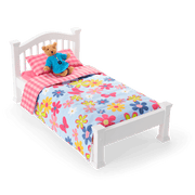 Isabel’s™ Bed & Floral Dreams Bedding Set for 18-inch Dolls (Historical Characters) X1