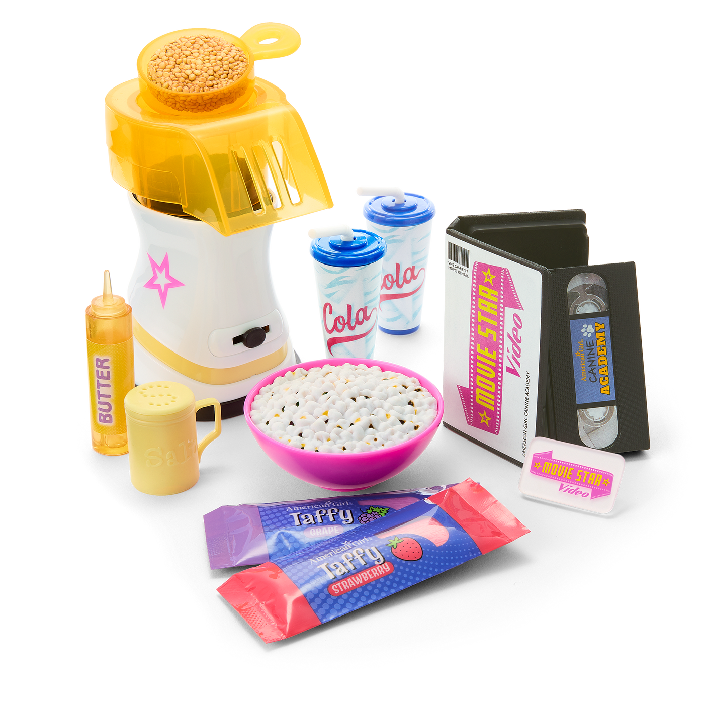 Isabel™ & Nicki's™ Movie Night Set for 18-inch Dolls (Historical Characters) C0