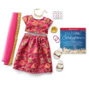 Diwali Celebration Outfit for 18-inch Dolls I3