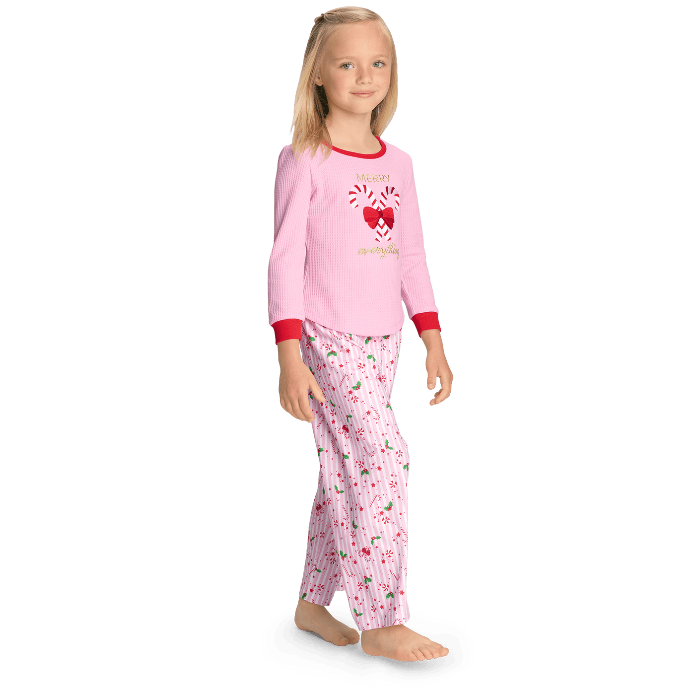 Merry Everything PJs for Girls A4