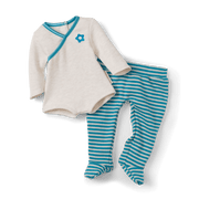 Bitty Baby® Doll #5 with dark brown hair in Soft Blue G8