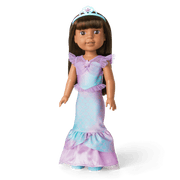 2-in-1 Sparkly Mermaid Outfit for WellieWishers™ Dolls S9