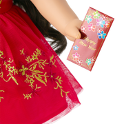 Lunar New Year's Celebration Outfit for 18-inch Dolls K8