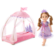 Royal Canopy Bed for WellieWishers™ Dolls B9