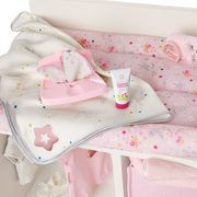 Dots & Blooms Changing Table with Storage A1