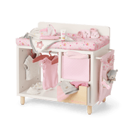 Dots & Blooms Changing Table with Storage A1