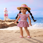 Raquel's™ Beach Outfit for 18-inch Dolls (Girl of the Year™ 2026) E6