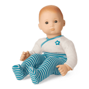 Bitty Baby® Doll #6 with red hair in Soft Blue H5